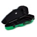 BAM 2004XL BonBon Hightech Violin Case, Blue & Green -Open