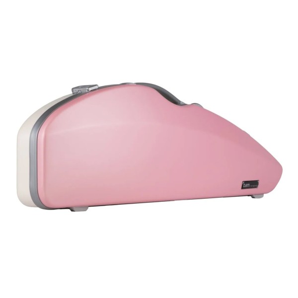 BAM 2004XL BonBon Hightech Violin Case, Pink & White - Side