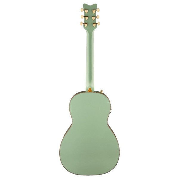 Gretsch G5021E Rancher Penguin Parlor Electro Acoustic, Mint Metallic back
