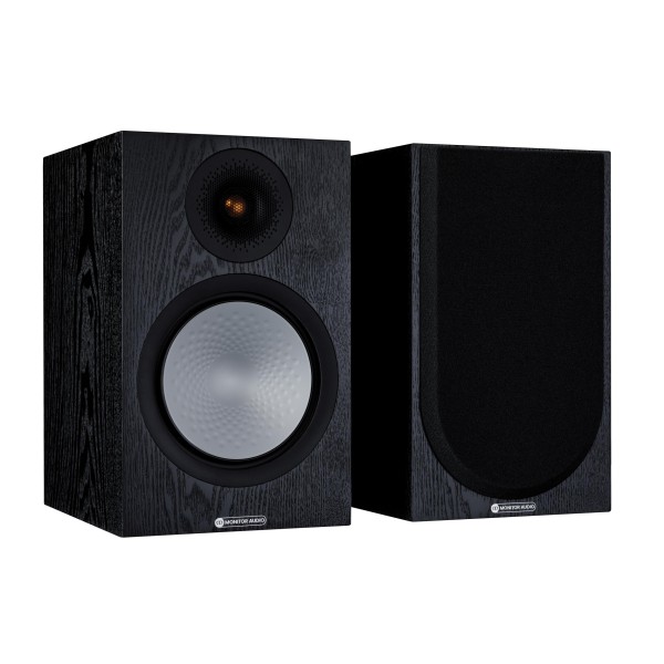 Monitor Audio Silver 100 7G Black Oak Bookshelf Speakers (Pair)