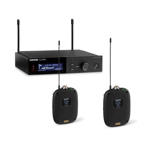 Shure SLXD+ Dual Wireless Bodypack System, K55