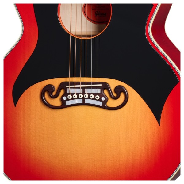 Gibson Johnny Cash SJ-200, Vintage Cherry Sunburst - bridge