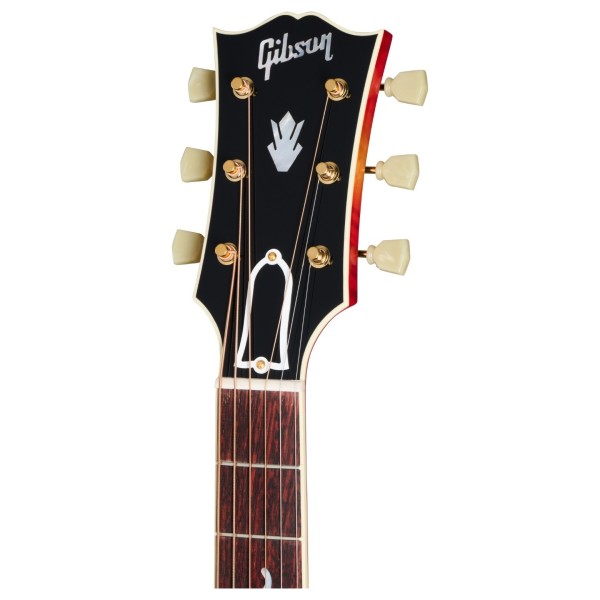 Gibson Johnny Cash SJ-200, Vintage Cherry Sunburst - headstock
