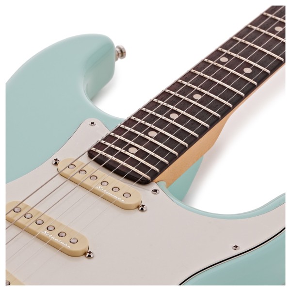Fender Custom Shop Jeff Beck Strat, Surf Green #XN17196 - upper frets