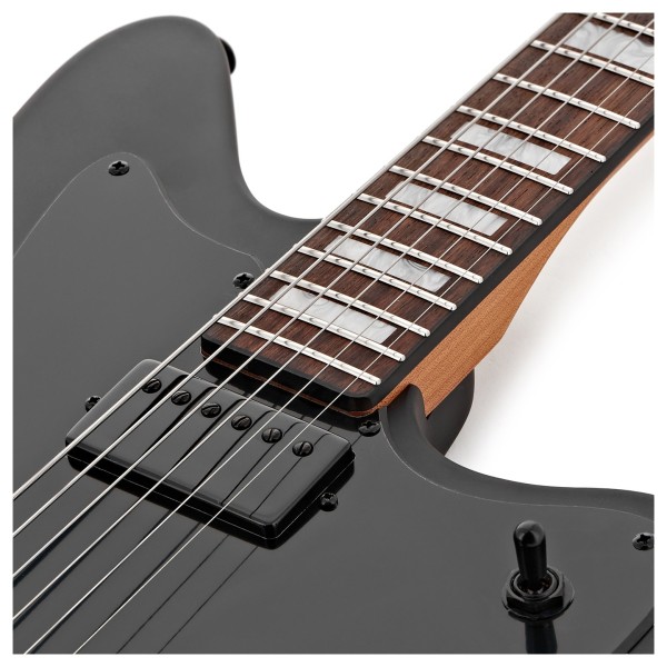 G4M 638 Baritone Electric Guitar, Blackout at Gear4music
