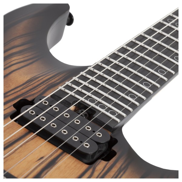 Schecter C-1, Pale Moon - upper frets