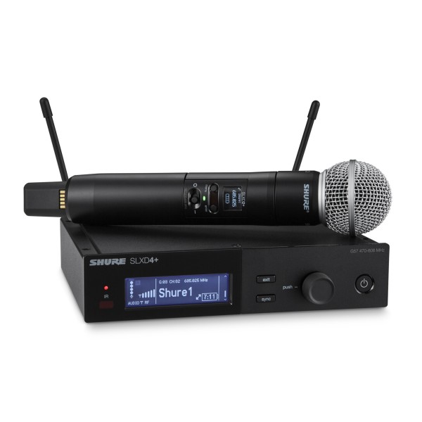 Shure SLXD+ Wireless Handheld Microphone System with SM58, S50
