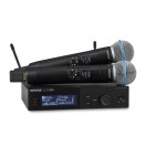 Shure SLXD+ Dual Wireless Handheld Microphone System with Beta58, K55