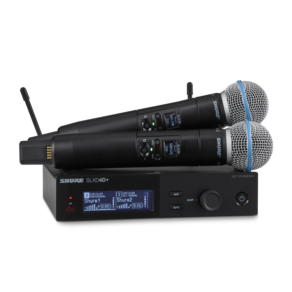 Click to view product details and reviews for Shure Slxd Dual Wireless Handheld Microphone System With Beta58 S50.