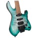 Cort Space G6TR Headless Guitar, Semi Gloss Lagoon - body