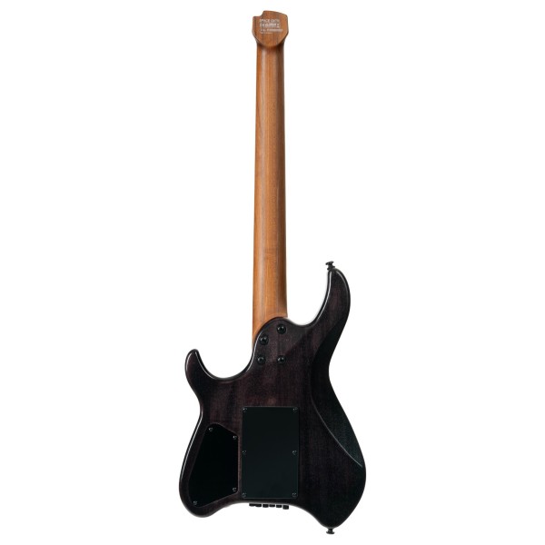 Cort Space G6MS Headless Guitar, Semi Gloss Lava - back