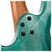 Cort Space G6MS Headless Multiscale Guitar, Semi Gloss Turquoise - neck joint