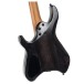 Cort Space G6MS Headless Multiscale Guitar, Semi Gloss Trans Black - back of body