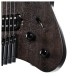 Cort Space G6MS Headless Multiscale Guitar, Semi Gloss Trans Black - controls