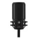 Shure KSM32C Large Diaphragm Condenser Microphone - Front with Shock Mount and Pop Filter
