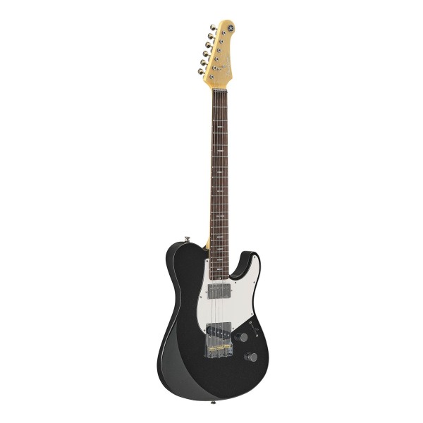 Yamaha PACP11S Pacifica, Black Metallic - angled shot