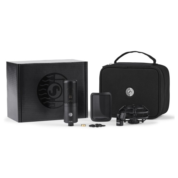 Shure KSM32C Large Diaphragm Condenser Microphone Bundle - Boxed Content