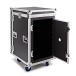 Trojan Pro 16U Heavy-Duty Wheeled Mixer Rack Flight Case