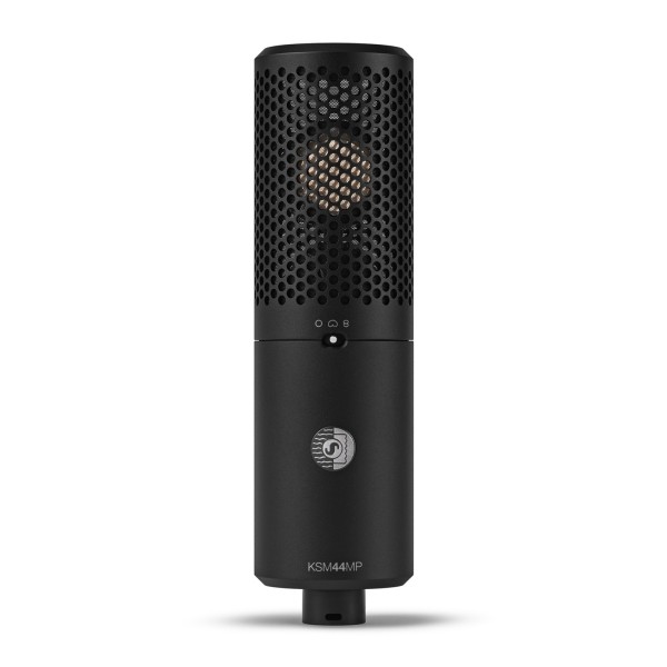 Shure KSM44MP Large Diaphragm Condenser Microphone Front View Tabletop