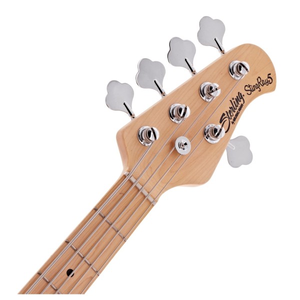 Sterling StingRay Classic RAY25 Bass, Butterscotch - headstock