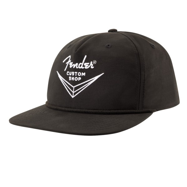 Fender Custom Shop Logo Hat, Black, One Size