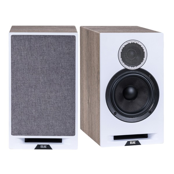 ELAC Debut Reference Bookshelf Speakers, Light Oak - main 
