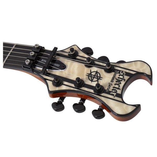 Schecter Synyster Standard Plus, GN - headstock