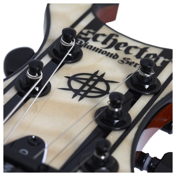 Schecter Synyster Standard Plus, GN - headstock logo