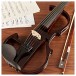 5 String Electric Violin by Gear4music, Trans Red