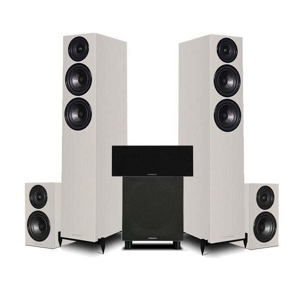 Wharfedale Diamond 12.3i 5.1 Home Cinema Speaker Package, Grey