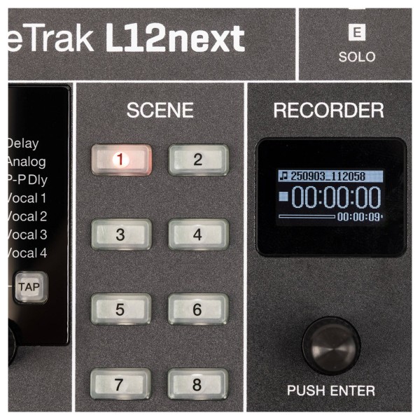 Zoom LiveTrak L12next 12 Channel Digital Mixer/ Recorder - Detail 3