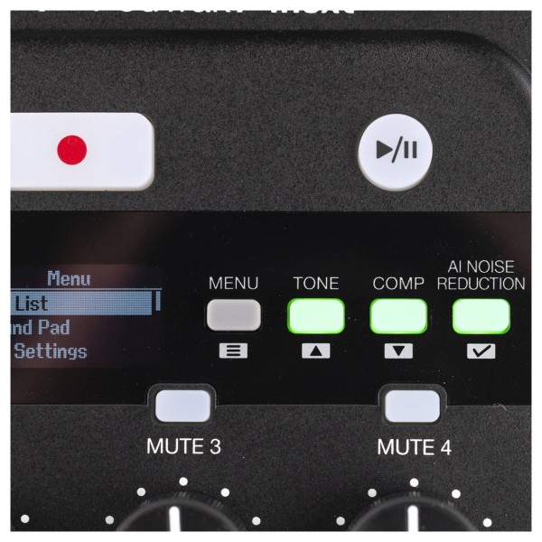 Zoom Podtrak P4Next Podcasting Interface - Detail