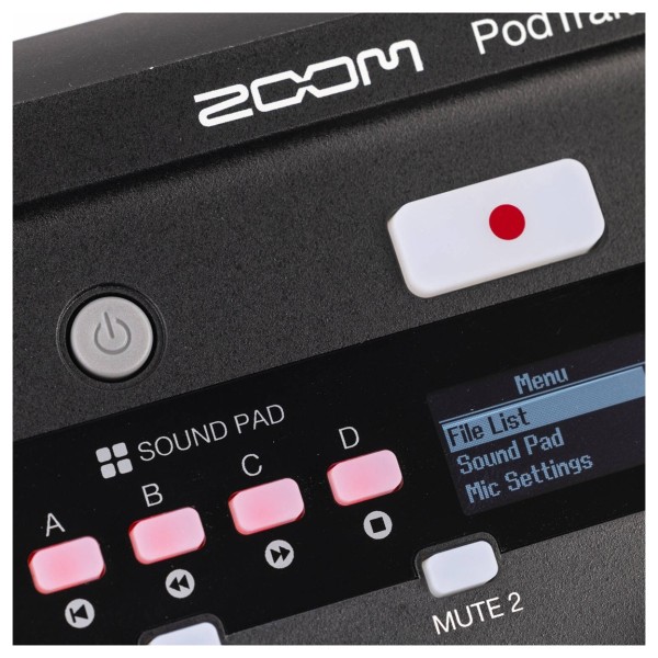 Zoom Podtrak P4Next Podcasting Interface - Detail 3