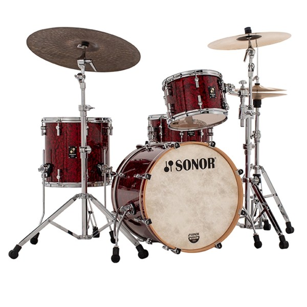Sonor Momentum 20" 3pc Maple Shell Pack, Red Pearl