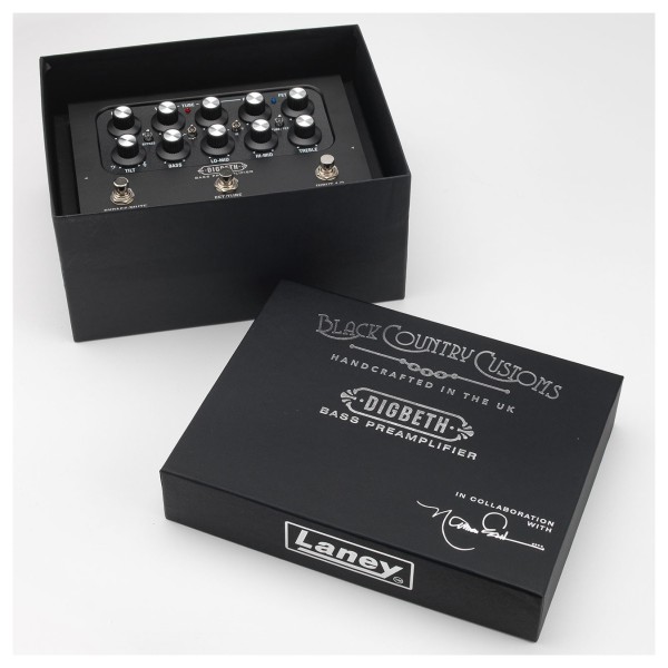 Laney Black Country Customs Nathan East Digbeth Preamp Pedal - pedal in box