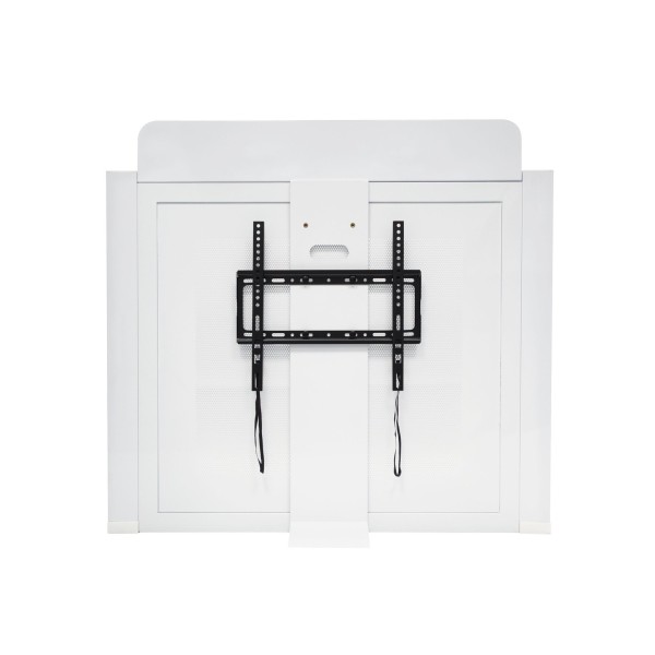 Equinox Event Booth Foldable DJ Booth, White - TV Bracket