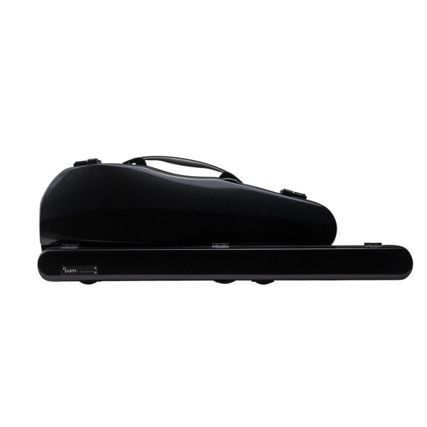 BAM Iconic Hightech Cabin Violin Case, Black Carbon