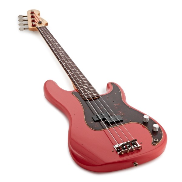 Fender Custom Shop Pino Palladino Precision Bass, Fiesta Red over Desert Sand