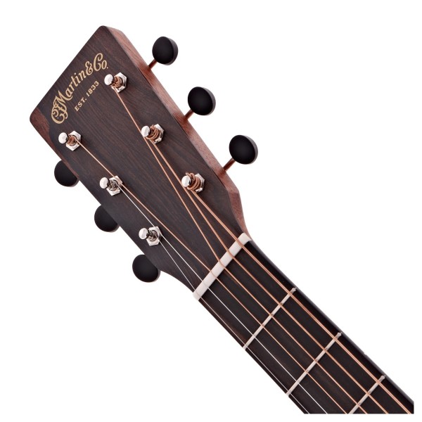 Martin D-10E Retro Left Handed - headstock