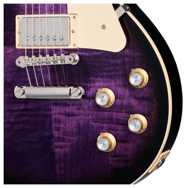 Epiphone Les Paul Standard 60s Figured, Dark Purple Burst - Knobs