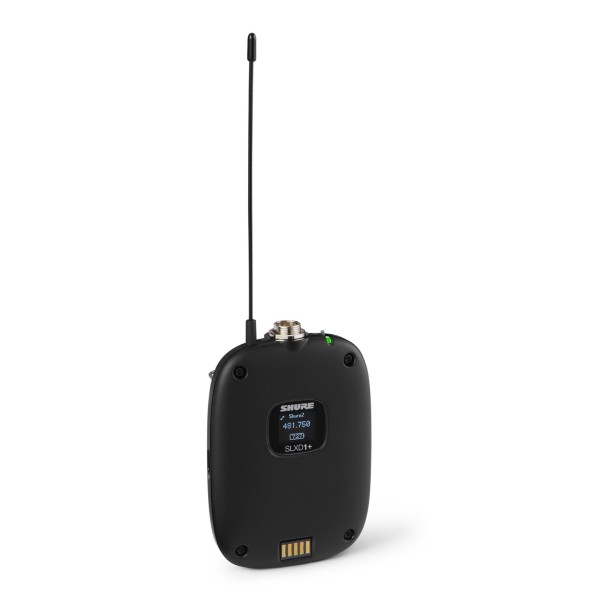 Shure SLXD1 Bodypack Transmitter Right Angle