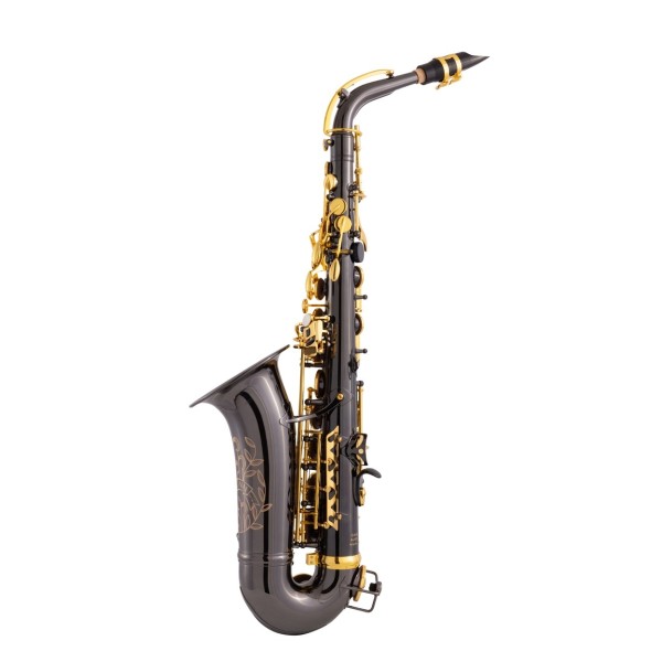 CONN CAS411 Alto Saxophone, Black and Gold - Side