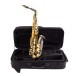 CONN CAS411 Alto Saxophone, Black and Gold - Instrument and case