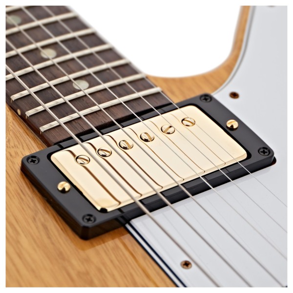 Gibson Custom 1958 Korina Explorer Reissue, White Pickguard #85729 - neck pickup