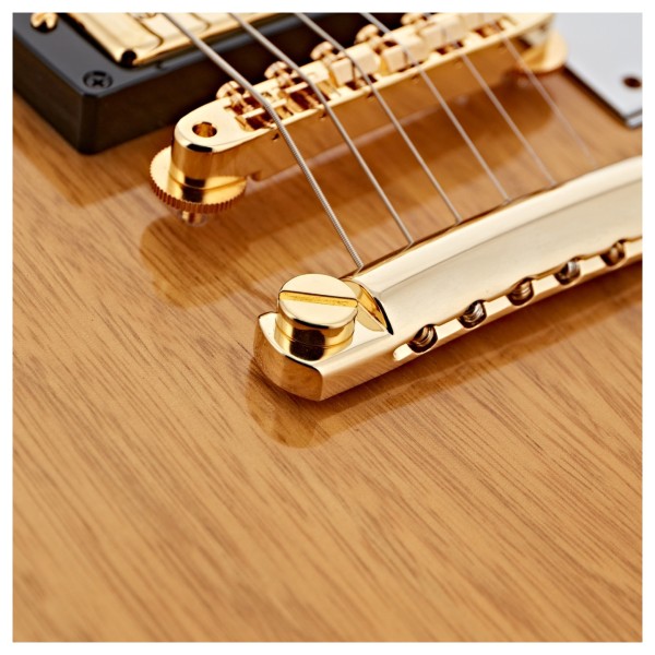 Gibson Custom 1958 Korina Explorer Reissue, White Pickguard #85729 - bridge