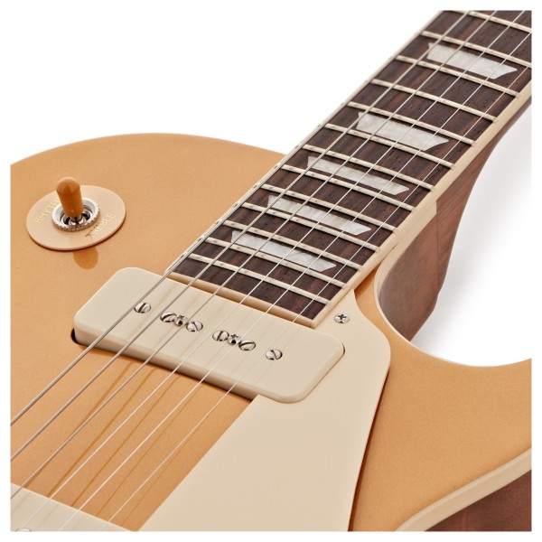 Gibson Les Paul Standard 50s P90, Gold Top #226650183 - upper frets