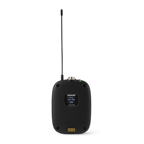 Shure SLXD1 Bodypack Transmitter Front View
