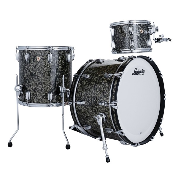 Ludwig Classic Maple 24" 3pc Pro Beat, Moss Green