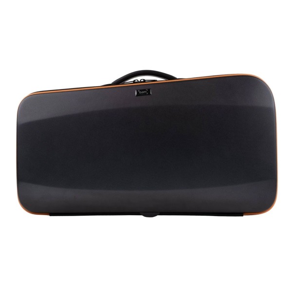 BAM Stage Single Trumpet Case, Black and Orange 1