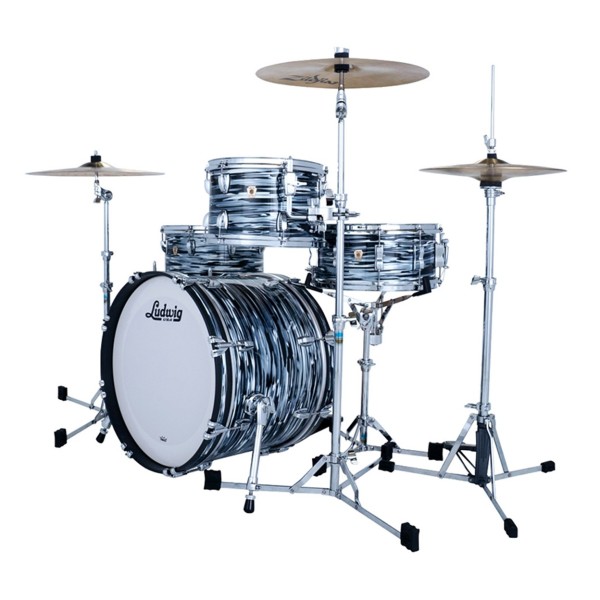 Ludwig Classic Maple 20" 3pc Downbeat, Black Oyster